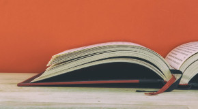red-background-book